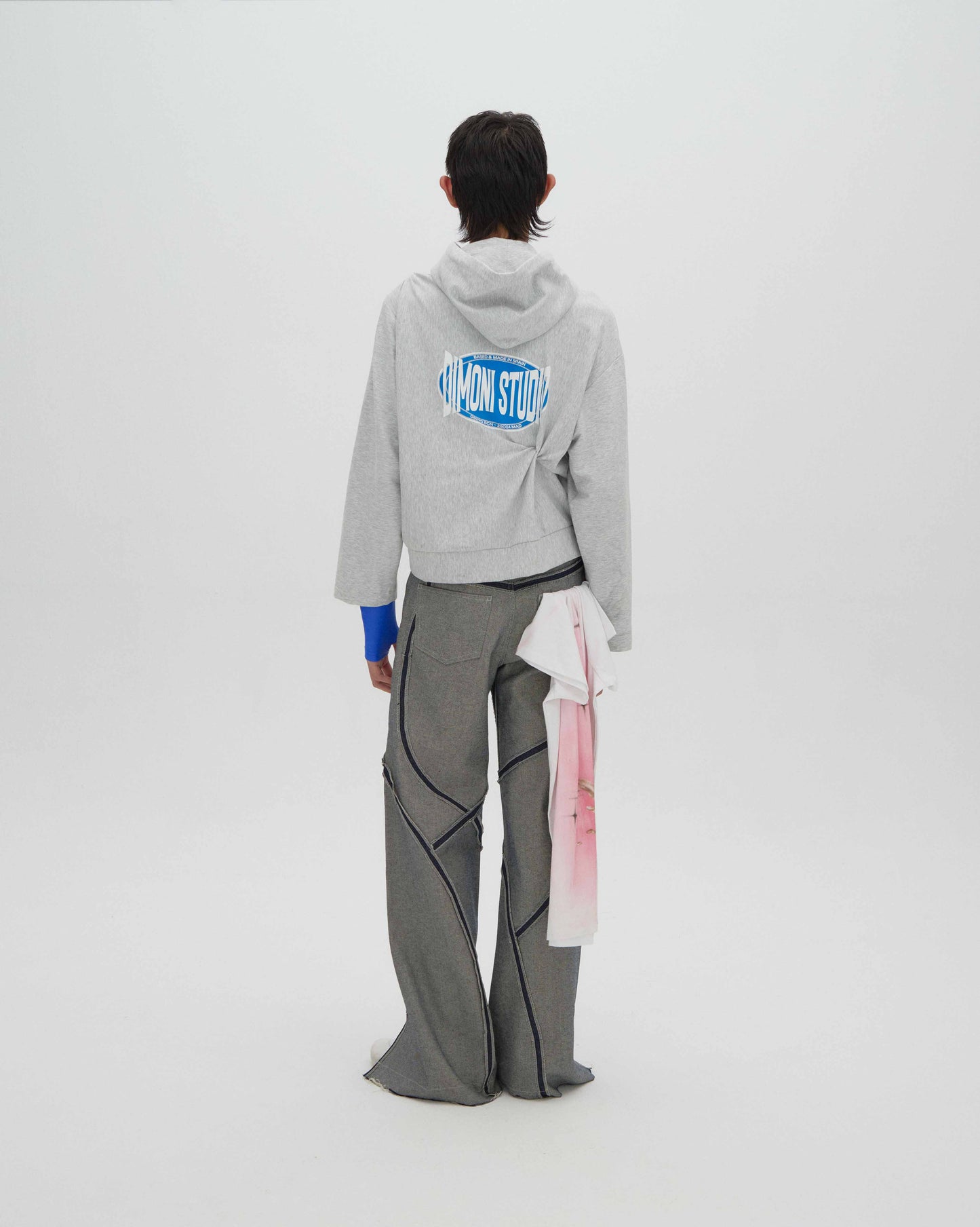 knotted logo hoodie