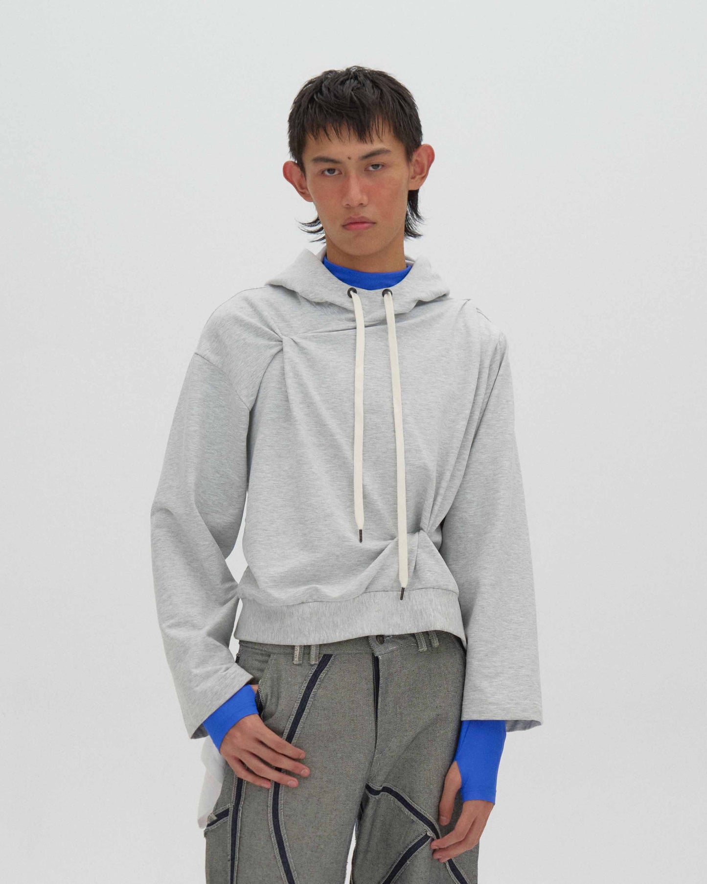 knotted logo hoodie